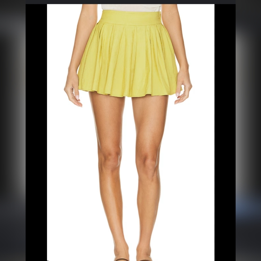 90 Degree By Reflex Light Yellow Skirt